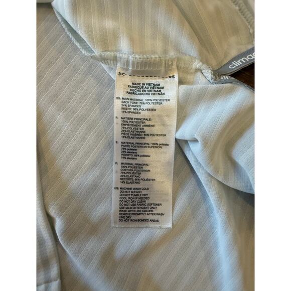 ADIDAS Golf Climachill Gray Stripe Polo Shirt Men size XL - Picture 7 of 9